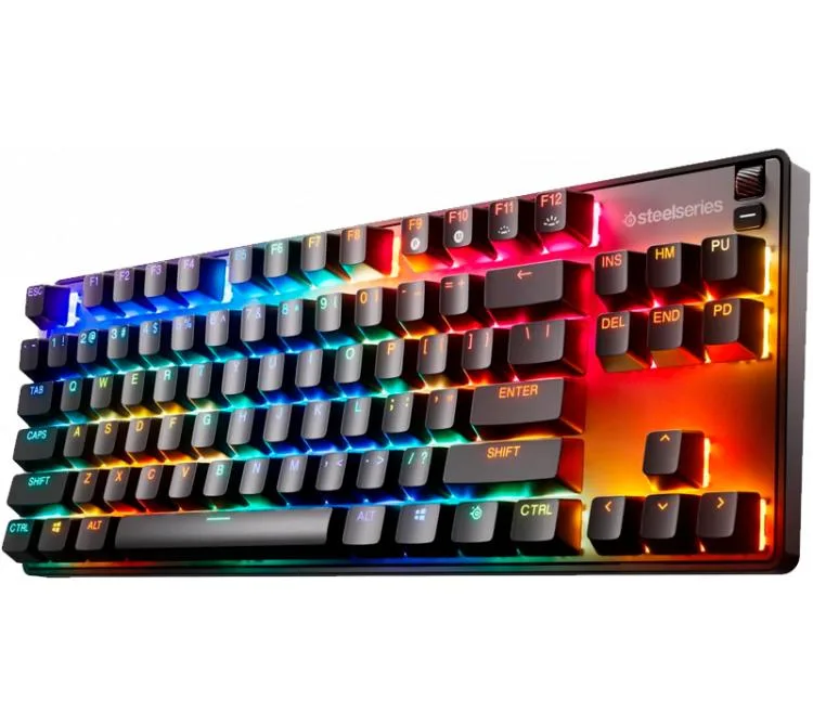 Teclado Optomecanico Steelseries Apex 9 Tkl Switch Linear Optipoint Optical RGB