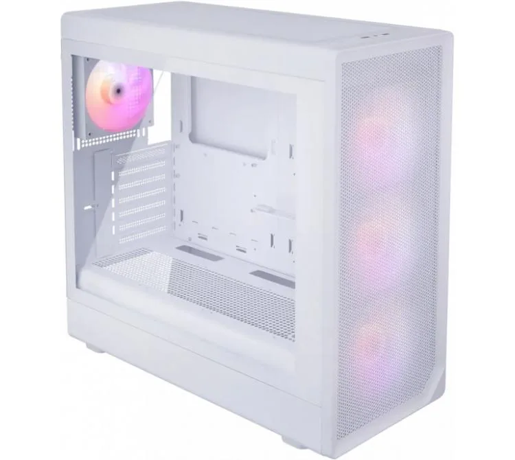 Gabinete 1st Player Au8e White 4x120mm ARGB Fans Vidrio Templado