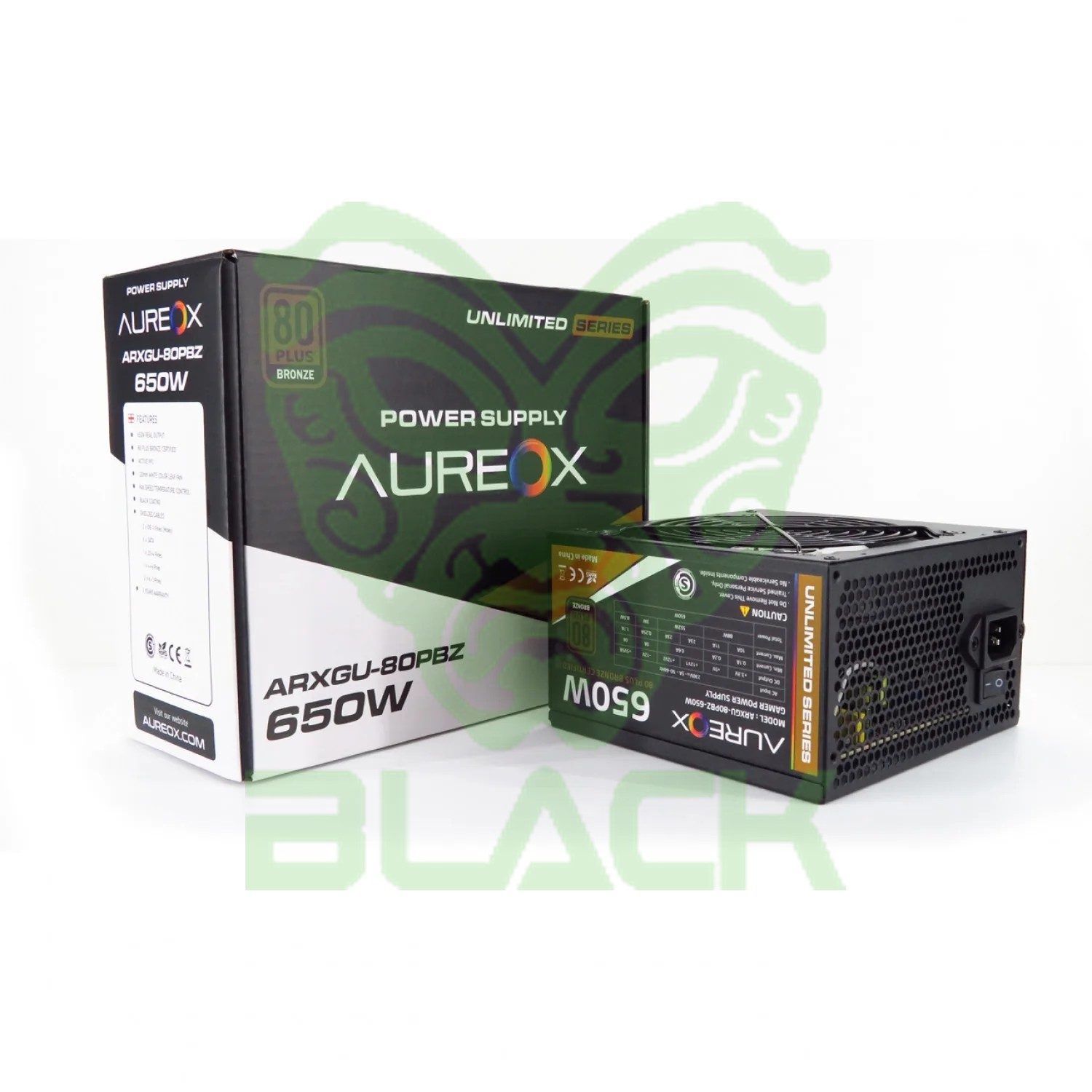 FUENTE GAMER AUREOX 650W BRONZE 80+PSU
