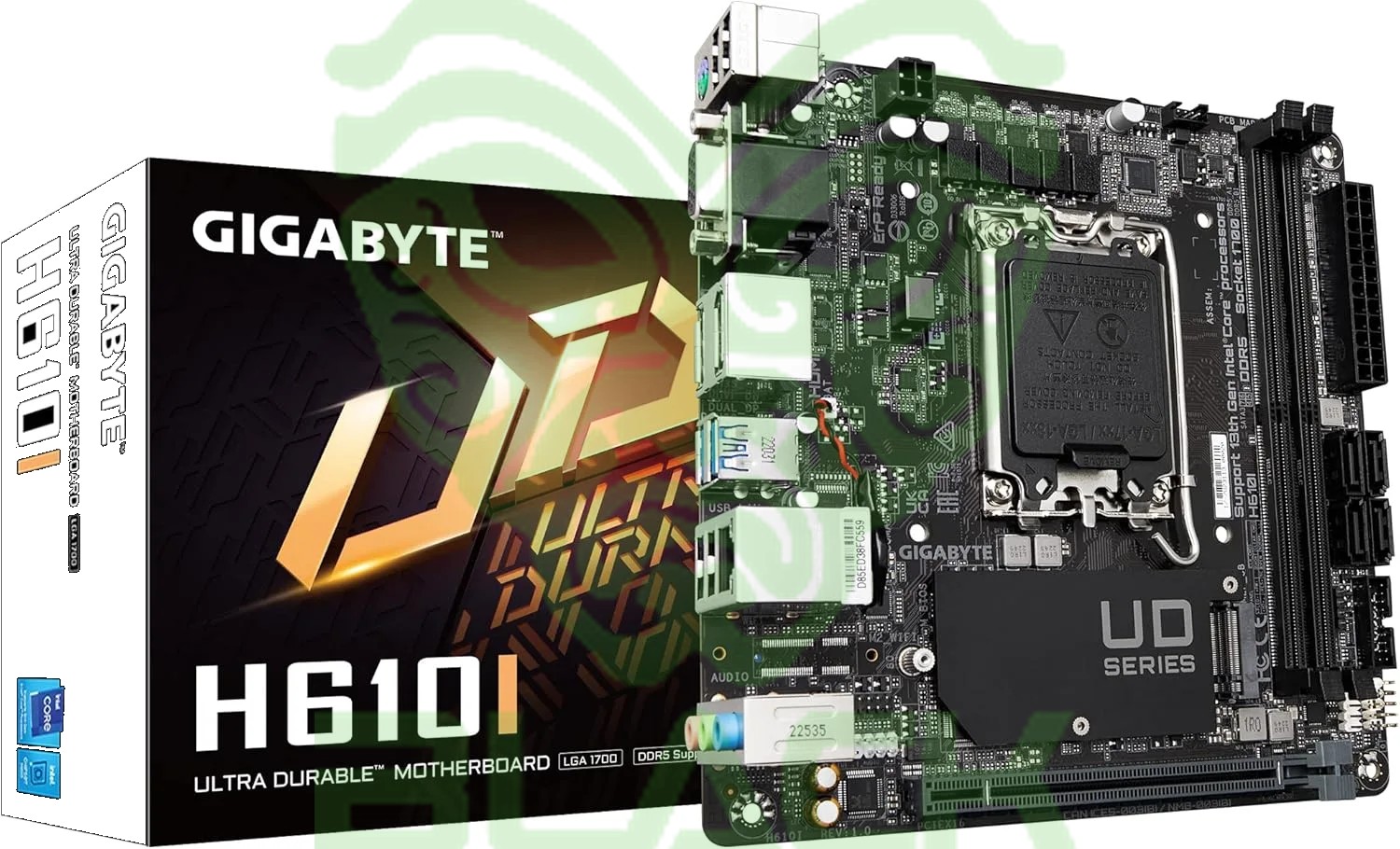 Motherboard Gigabyte H610 DDR5 LGA1700 Para INTEL 12 13 Y 14 Gen