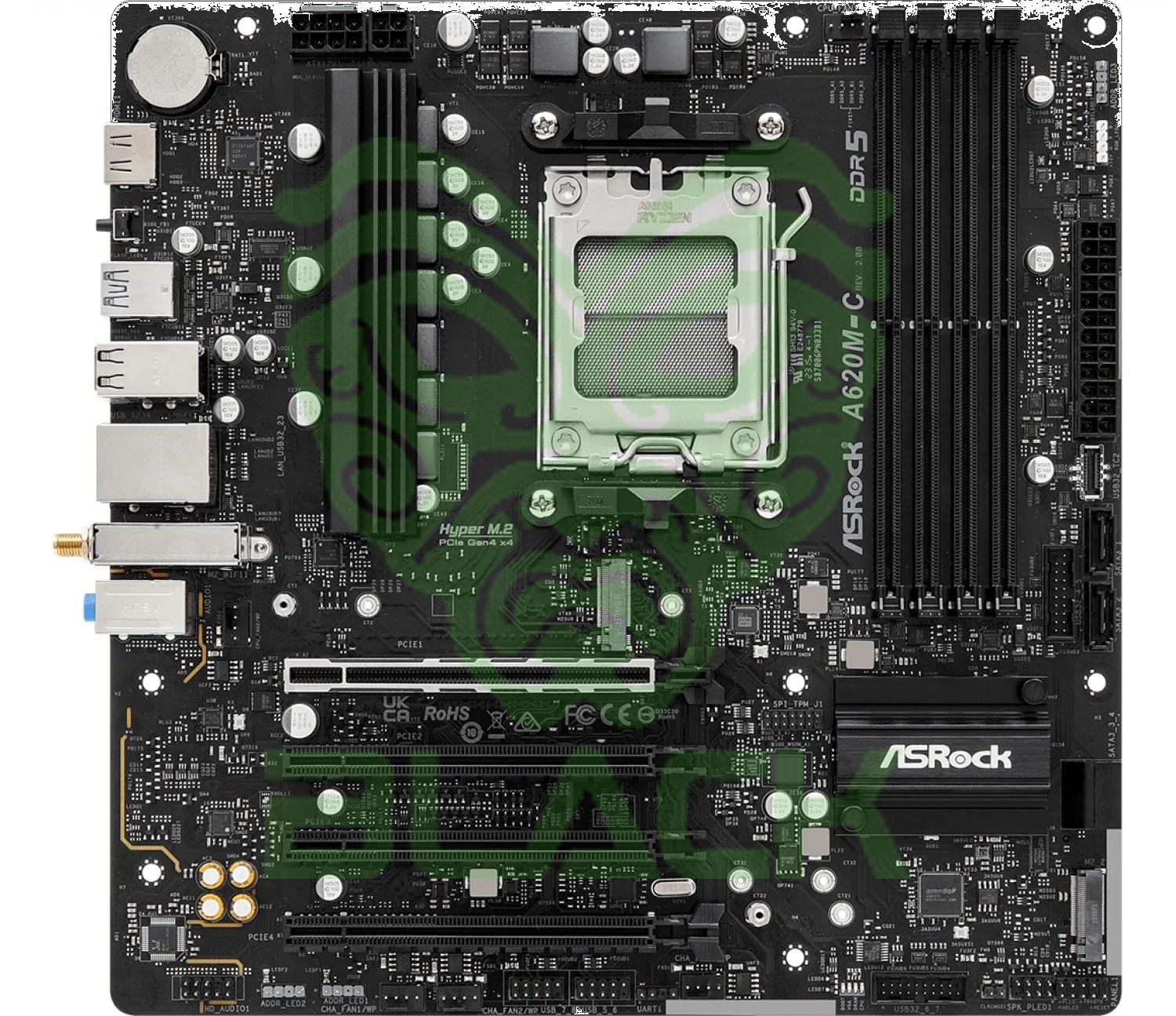 Mother Asrock A620M-C R2.0 WIFI Bulk AM5 DDR5
