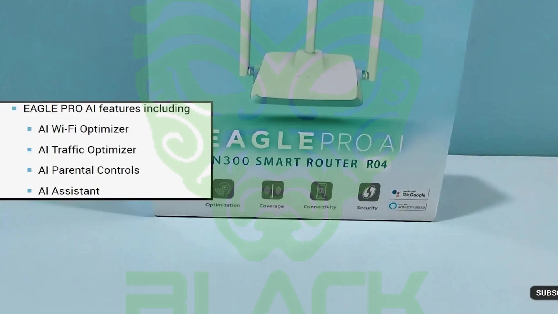 D-link Router R04 N300 Smart 3 Antenas