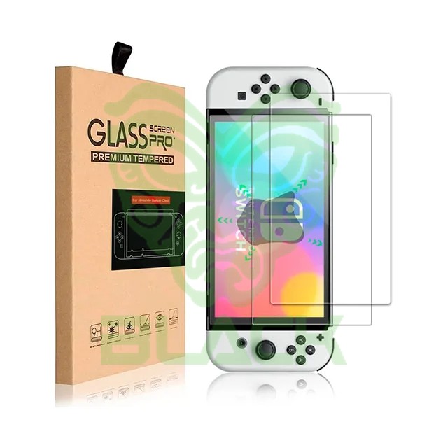 Protector De Pantalla De Cristal Templado Trust Para Nintendo Switch Oled Gxt1246