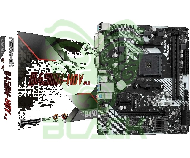 Mother Asrock B450M-HDV 4.0 AM4 HDMI M.2