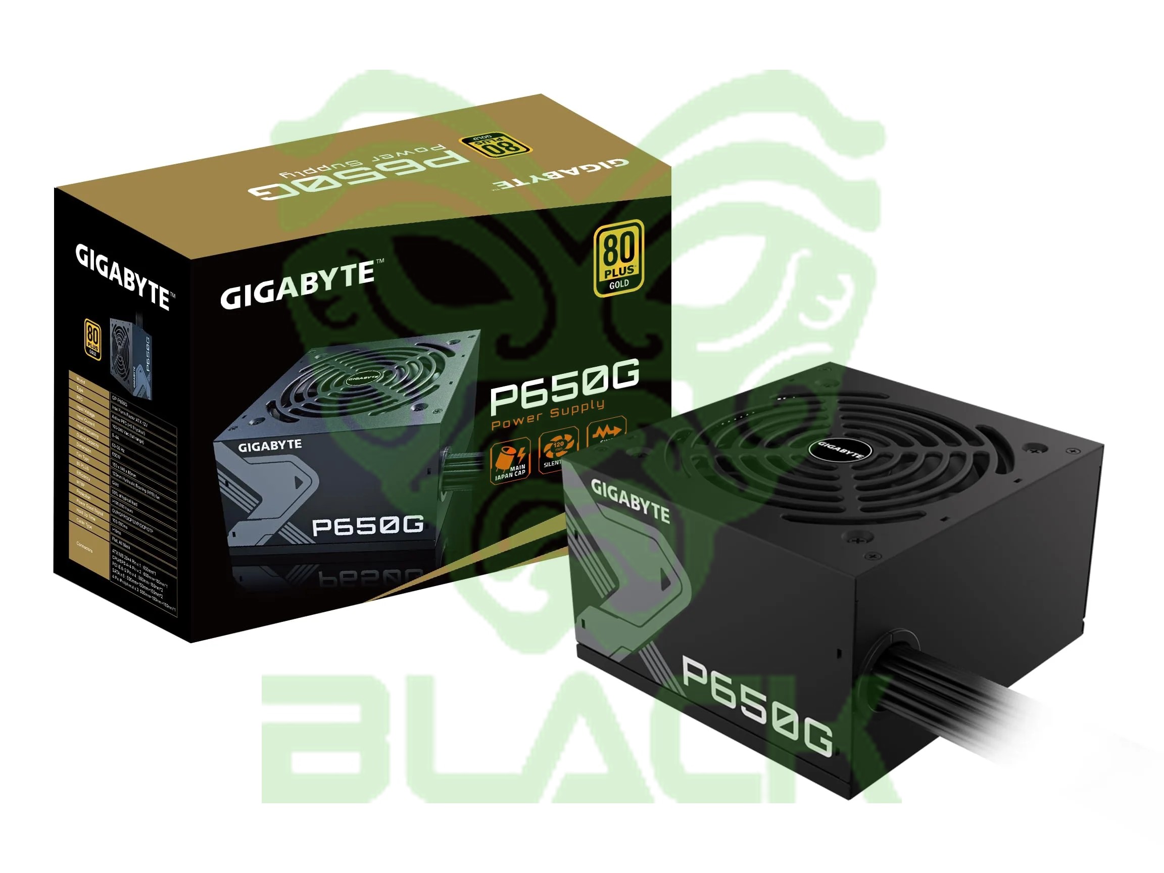 Fuente 650w Gigabyte 80 Plus Gold GP-P650G