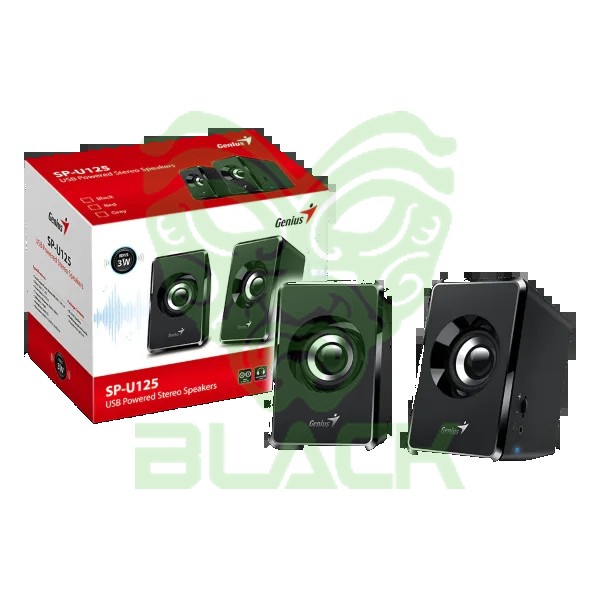 PARLANTES GENIUS SP-U125 USB POWER BLACK