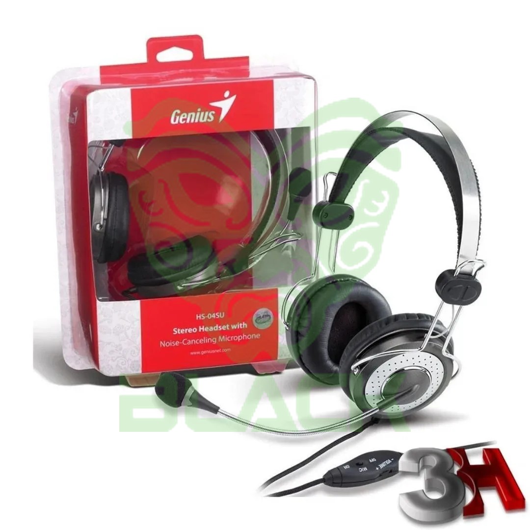 Outlet Auricular Genius HS-04SP Dual Plug