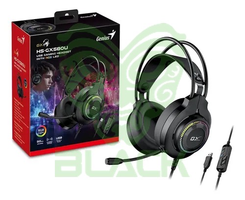 Auriculares + Mic Genius HS-GX580U Gamer USB