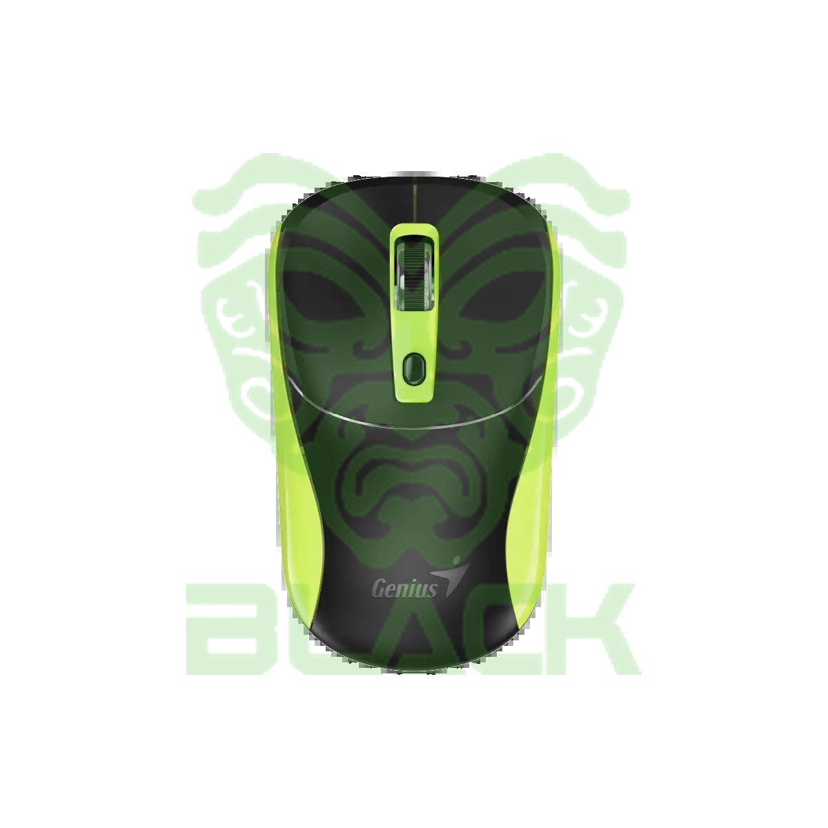 MOUSE GENIUS NX-7123 BLACK/GREEN WIRELESS