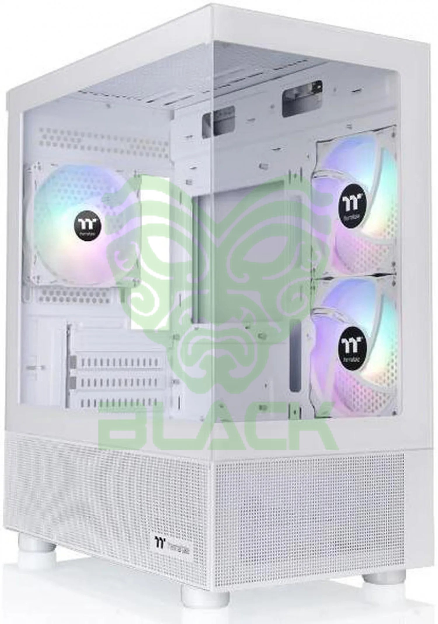 GABINETE THERMALTAKE VIEW 170 SNOW 3X120MM ARGB FANS VIDRIO TEMPLADO