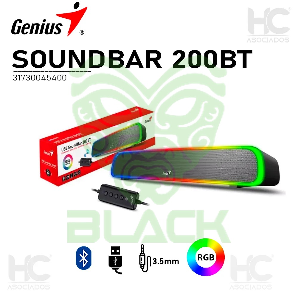 PARLANTE BARRA DE SONIDO PORTATIL SOUNDBAR 200 BT