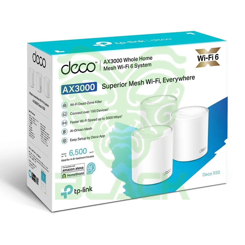 TP LINK WHOLE-HOME MESH WIFI6 SYSTEM AX3000 3PCS