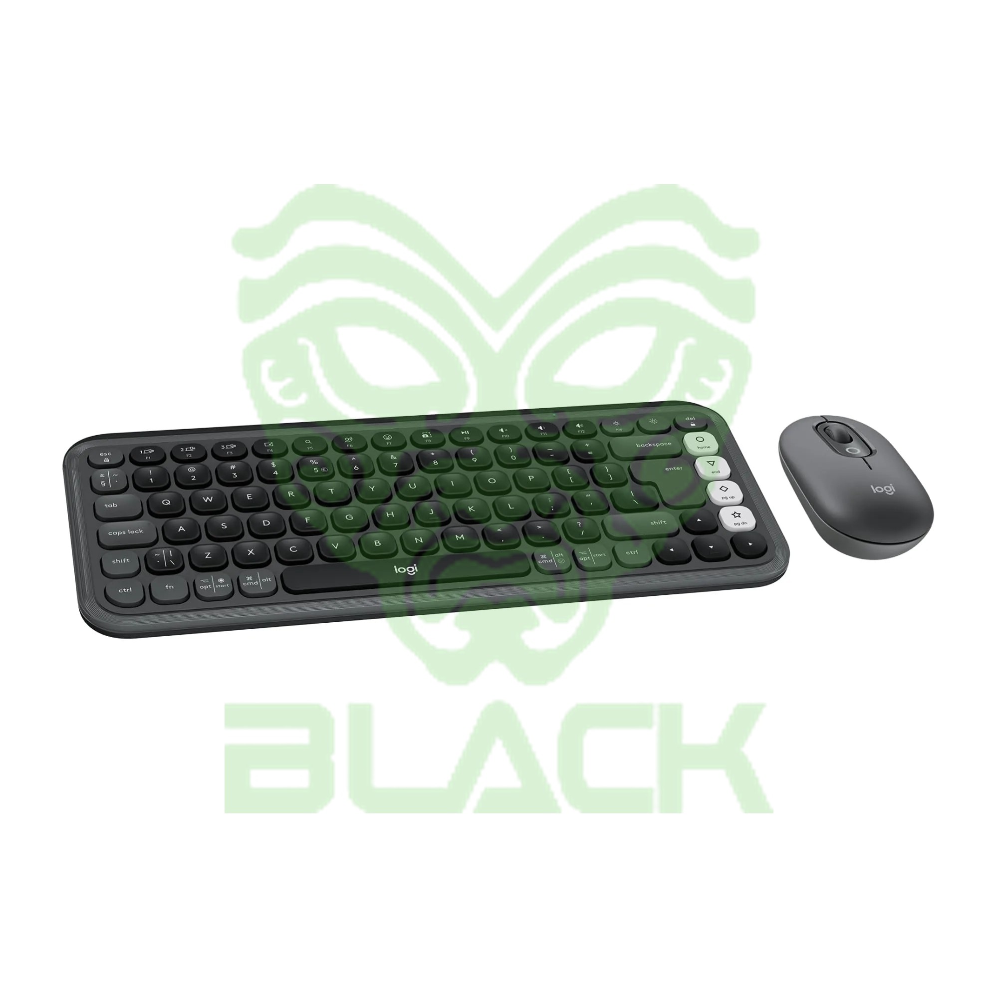TECLADO Y MOUSE LOGITECH POP ICOM GRAPHITE WIRELESS 2.4GHZ - BT