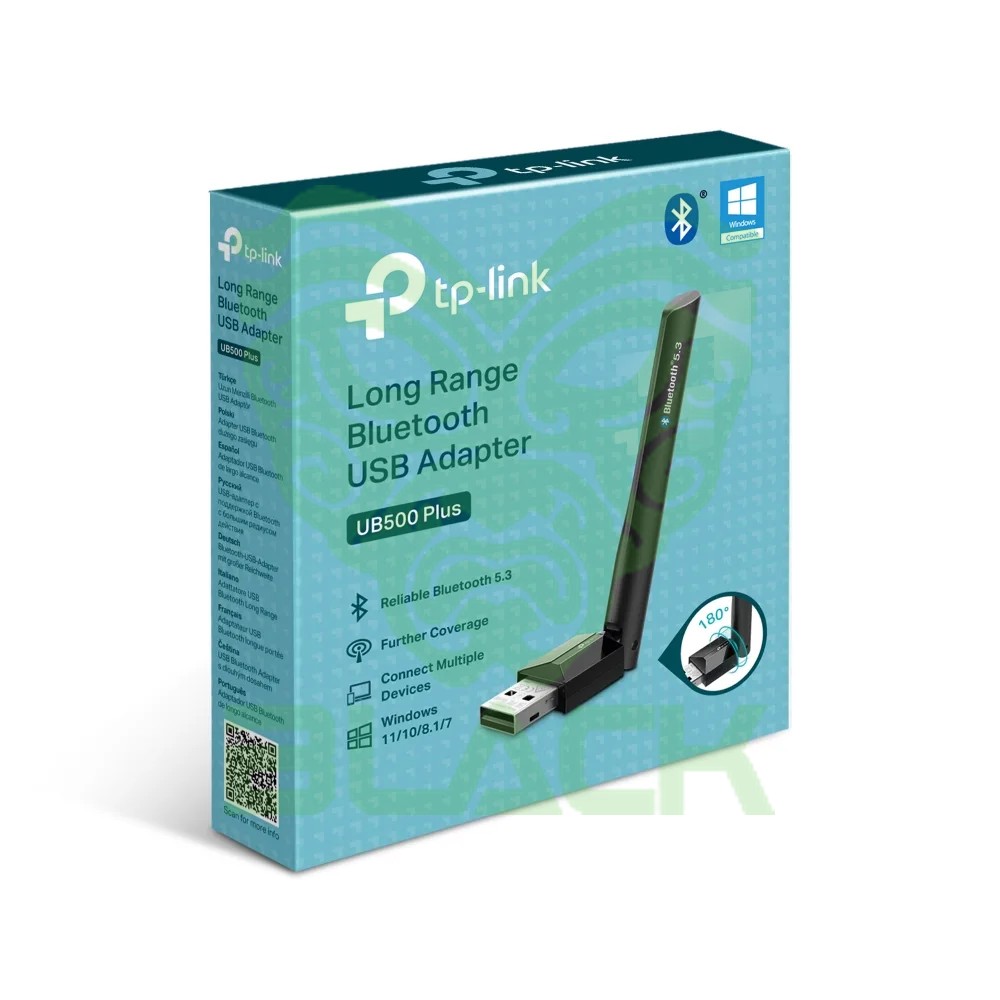 Adaptador Bluetooth 5.3 Tp-link Ub500 Plus USB Nano Largo Alcance