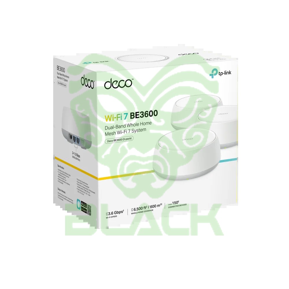 TP LINK WHOLE-HOME MESH WI-FI7 SYSTEM BE3600 2PS