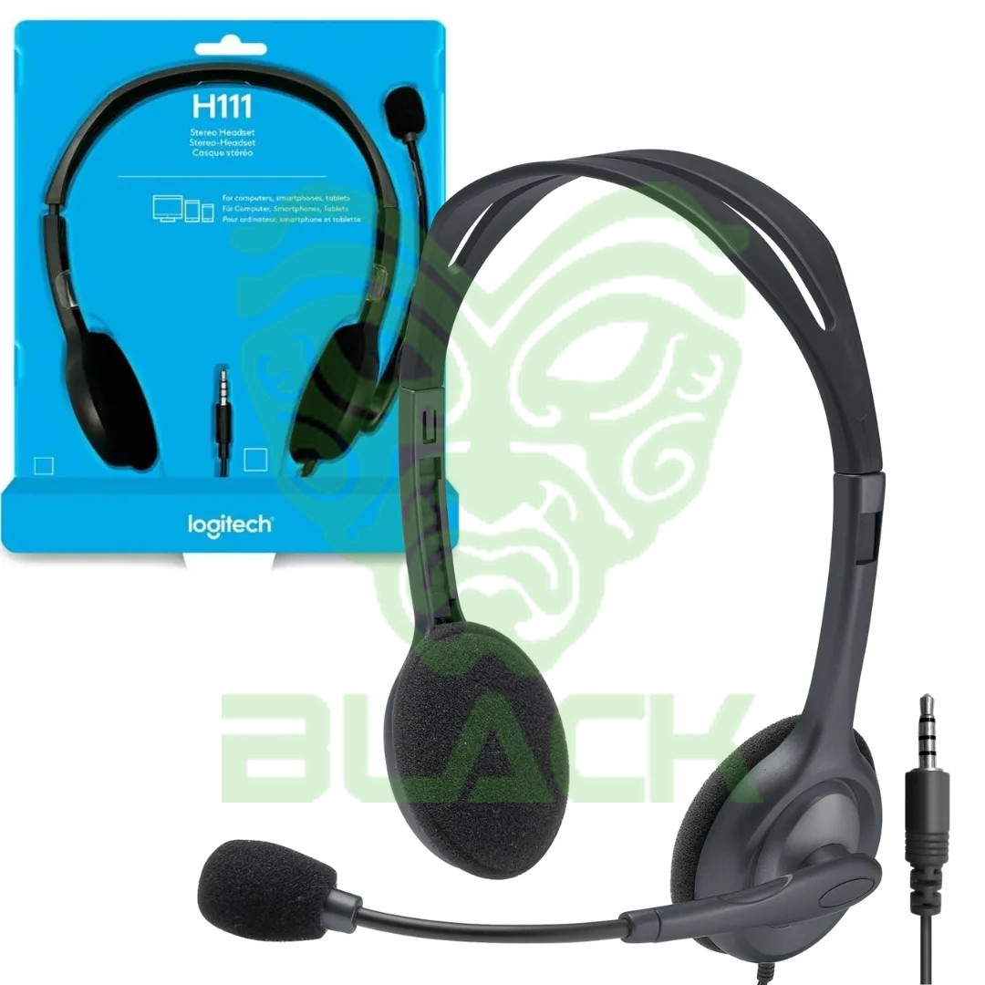 Headset Logitech H111 Plug 3.5mm