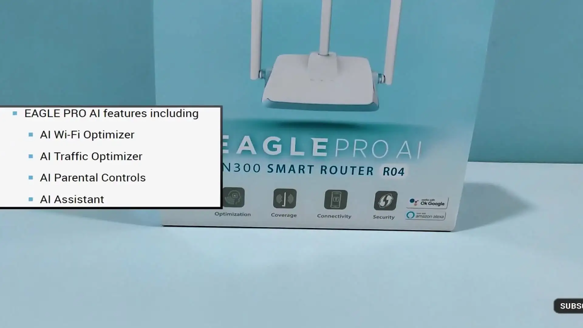 D-link Router R04 N300 Smart 3 Antenas