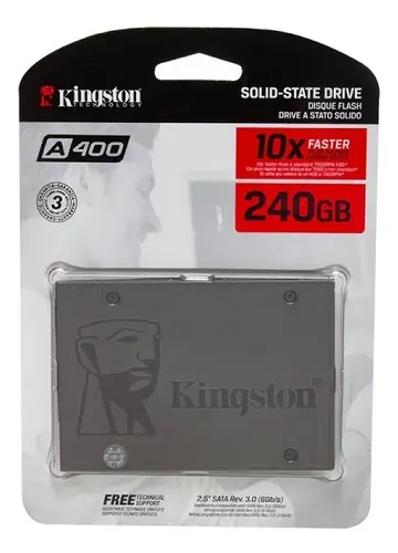 Disco Solido SSD 240 GB Sata Kingston A400 - Outlet