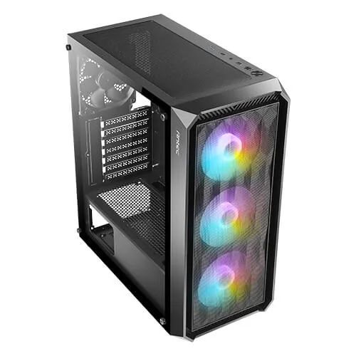 Gabinete Antec Nx292 ARGB Mesh Black 4x120mm ARGB Fans Vidrio Templado  Bulk - Outlet