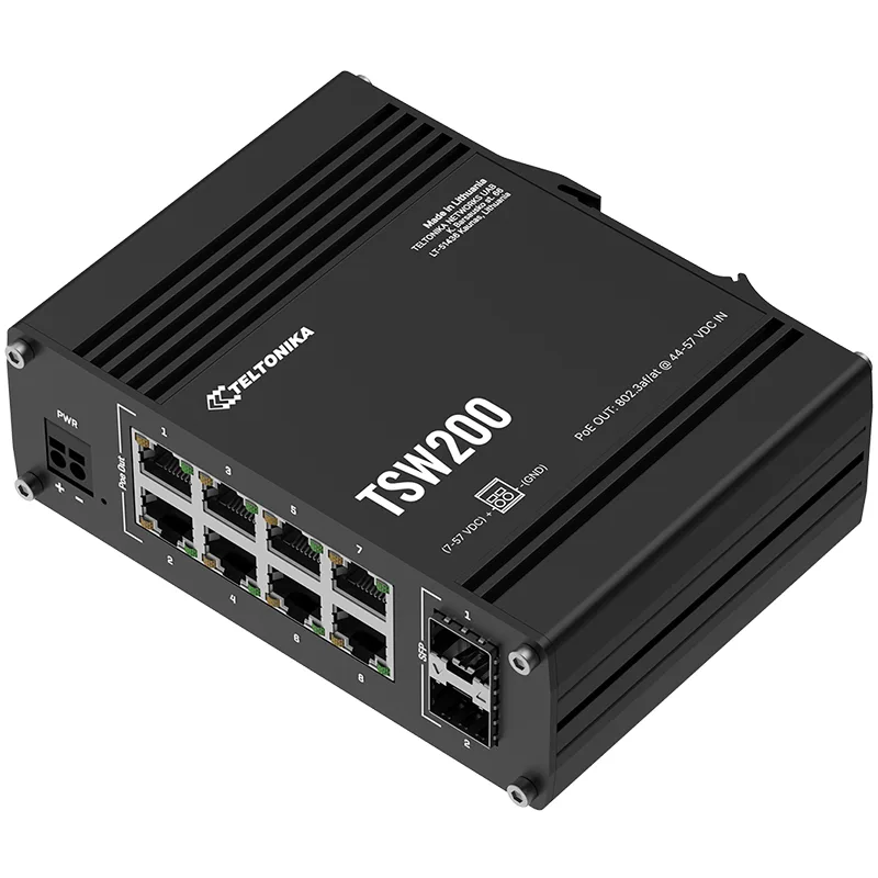 Teltonika Networks Switch Tsw200 Lte Poe Switch