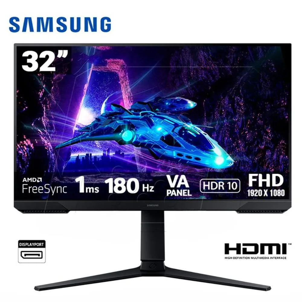 Monitor Samsung 32 G3 Gamer Plano