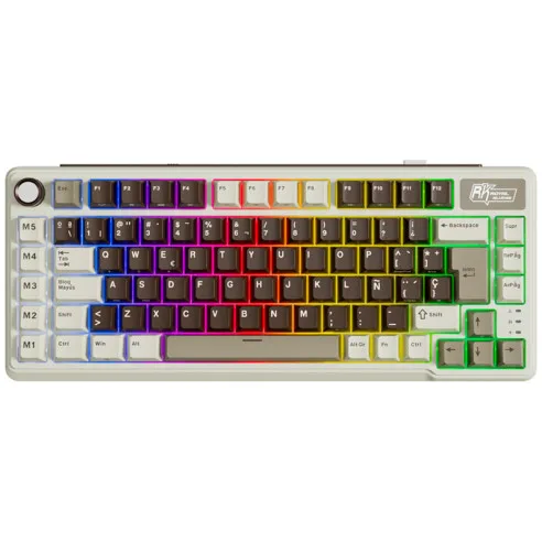 Teclado Royal Kludge RKL 75% Tri - Modes  (Mocha Grey)