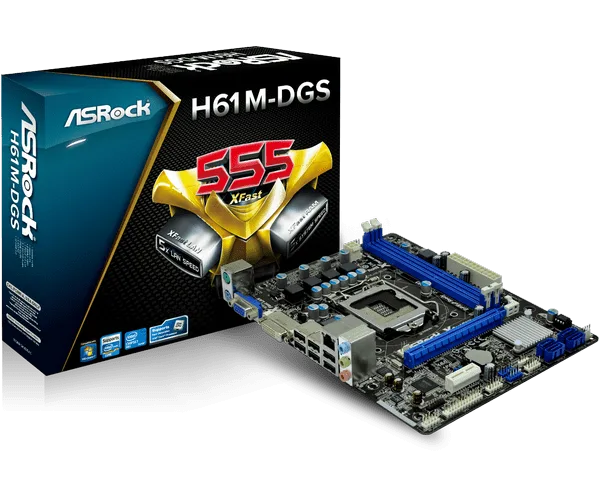 Mother Asrock H61M-DGS (1155) OEM