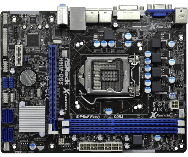 Mother Asrock H61M-DGS (1155) OEM