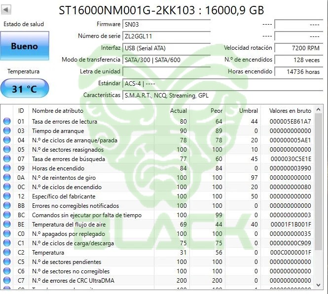 HDD Seagate Exos X18 16 TB OEM