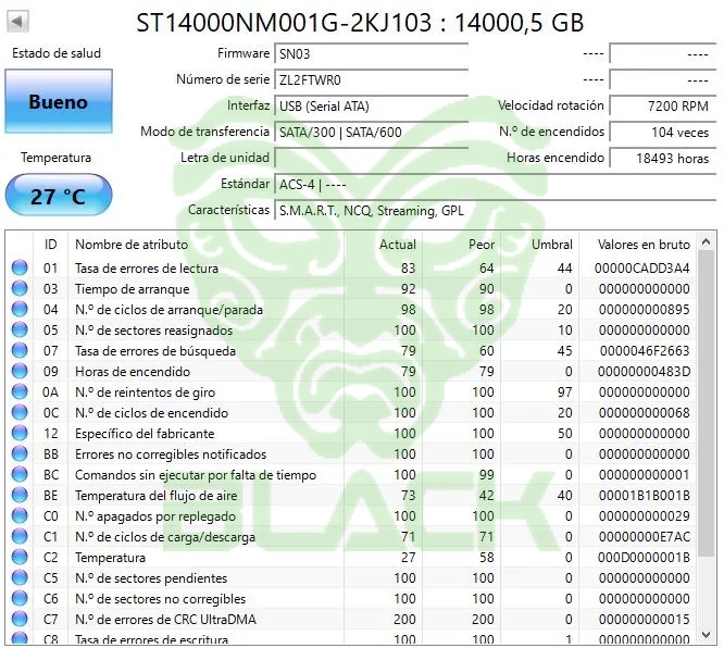 HDD Seagate Exos X16 14 TB OEM