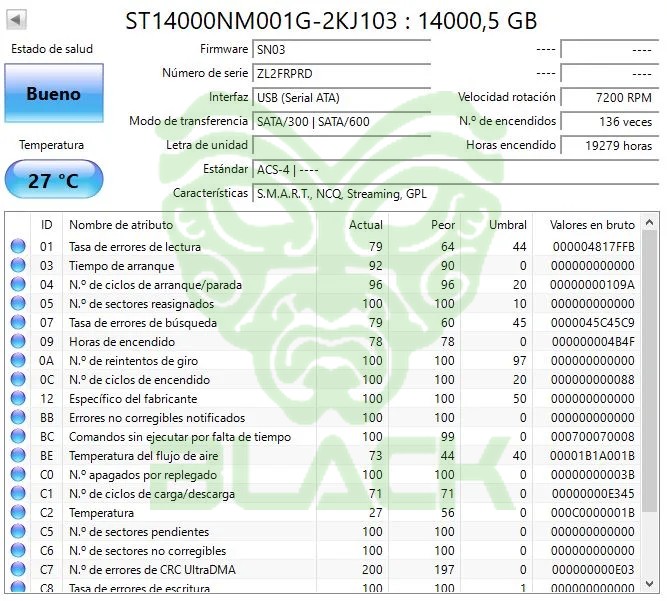 HDD Seagate Exos X16 14 TB OEM