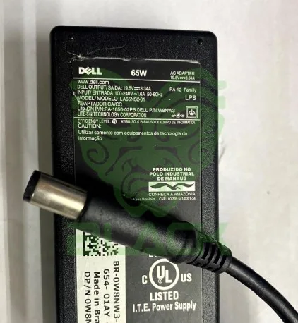 Cargador Dell 19.5V - 3.34A