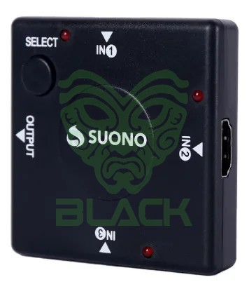 Adaptador Suono HDMI Switch (3 Entradas 1 Salida)