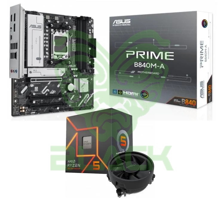 Procesador AMD Ryzen 5 7600 5.1GHz Turbo AM5 + Wraith Stealth Cooler