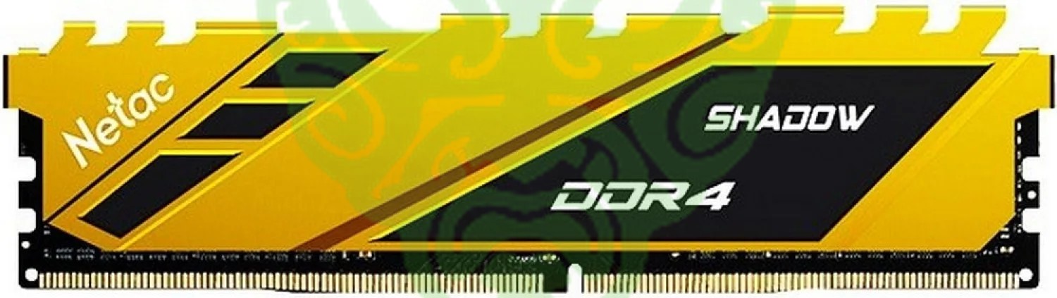 MEMORIA Netac SHADOW DDR4 3200 8GB C16 Gold YELLOW