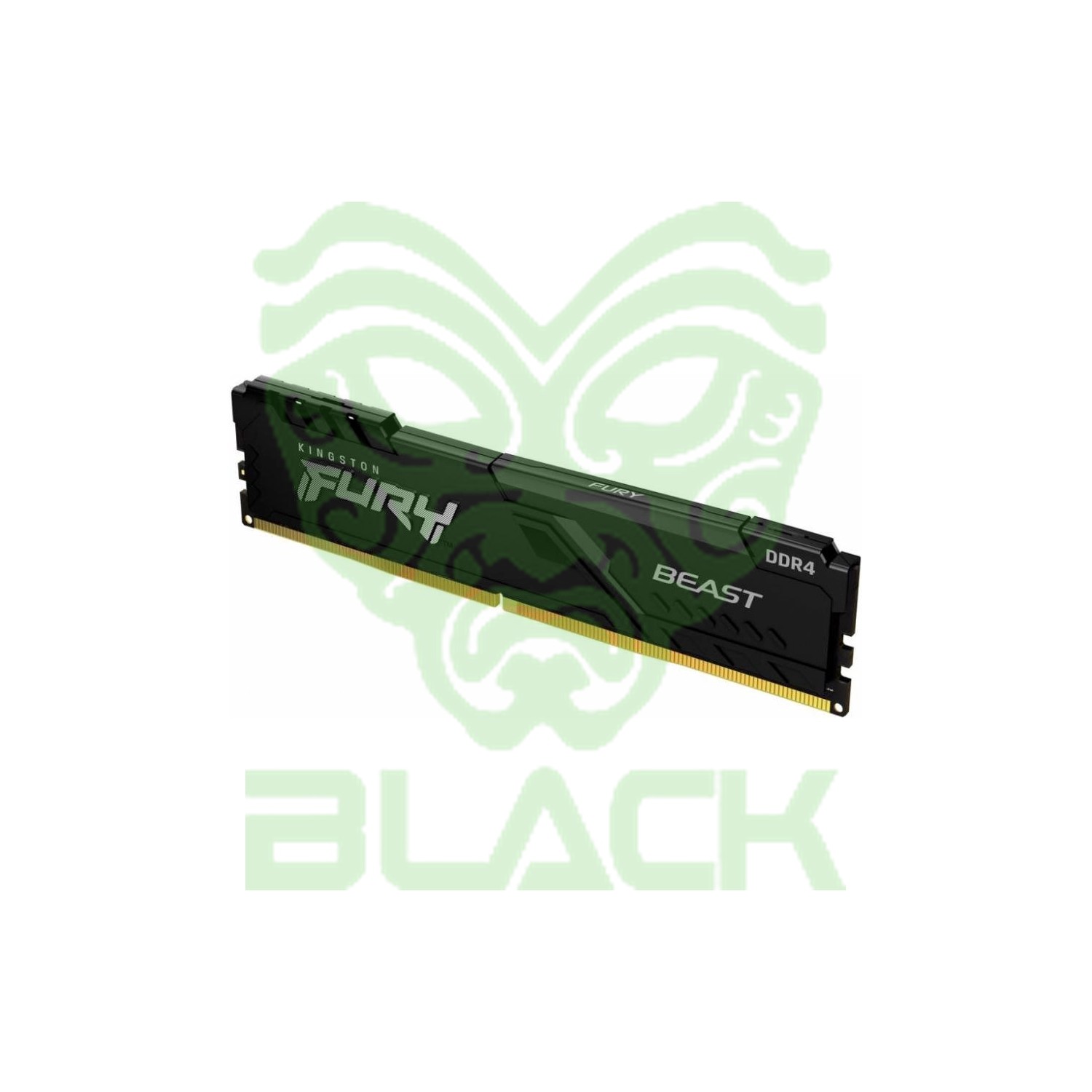 MEMORIA RAM UDIMM KINGSTON Fury Beast 8GB DDR4 3200 MHZ CL16 1.35V SINGLE Negro