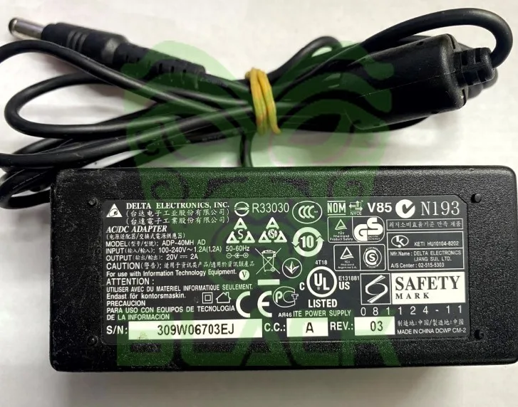 Cargador Delta 20V - 2A