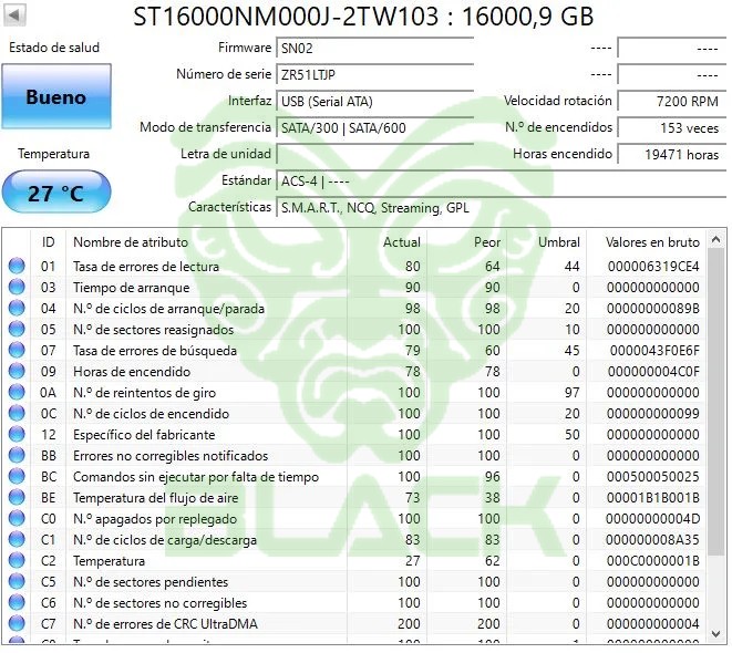 HDD Seagate Exos X18 16 TB OEM