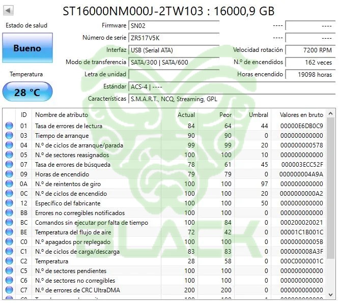 HDD Seagate Exos X18 16 TB OEM