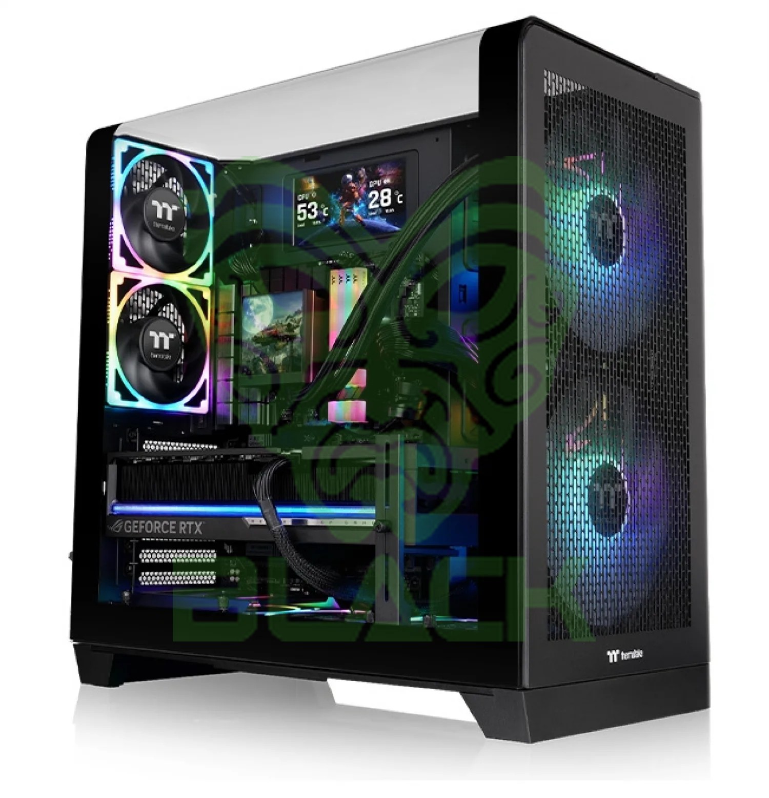 Gabinete C/Fuente Thermaltake View 390 + 1050w 80 Plus Gold