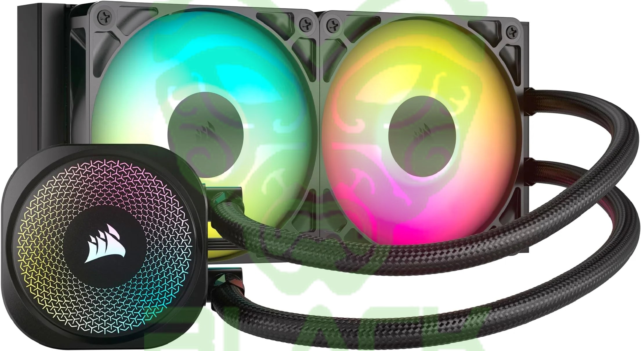 Water Cooling Corsair Nautilus 2x CPU Cooler 240mm Rs ARGB Black