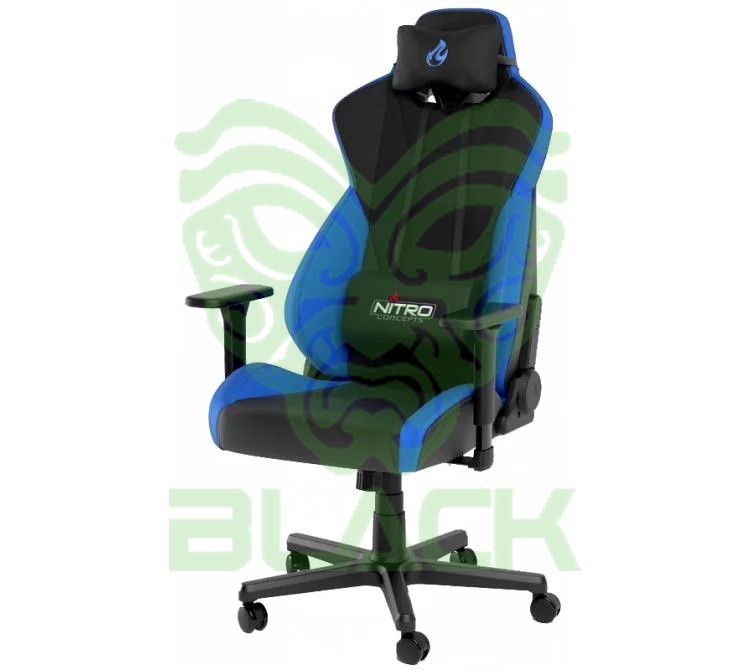 Silla Gamer Nitro Concepts S300 - Negro/Azul (peso Max. 135kg)