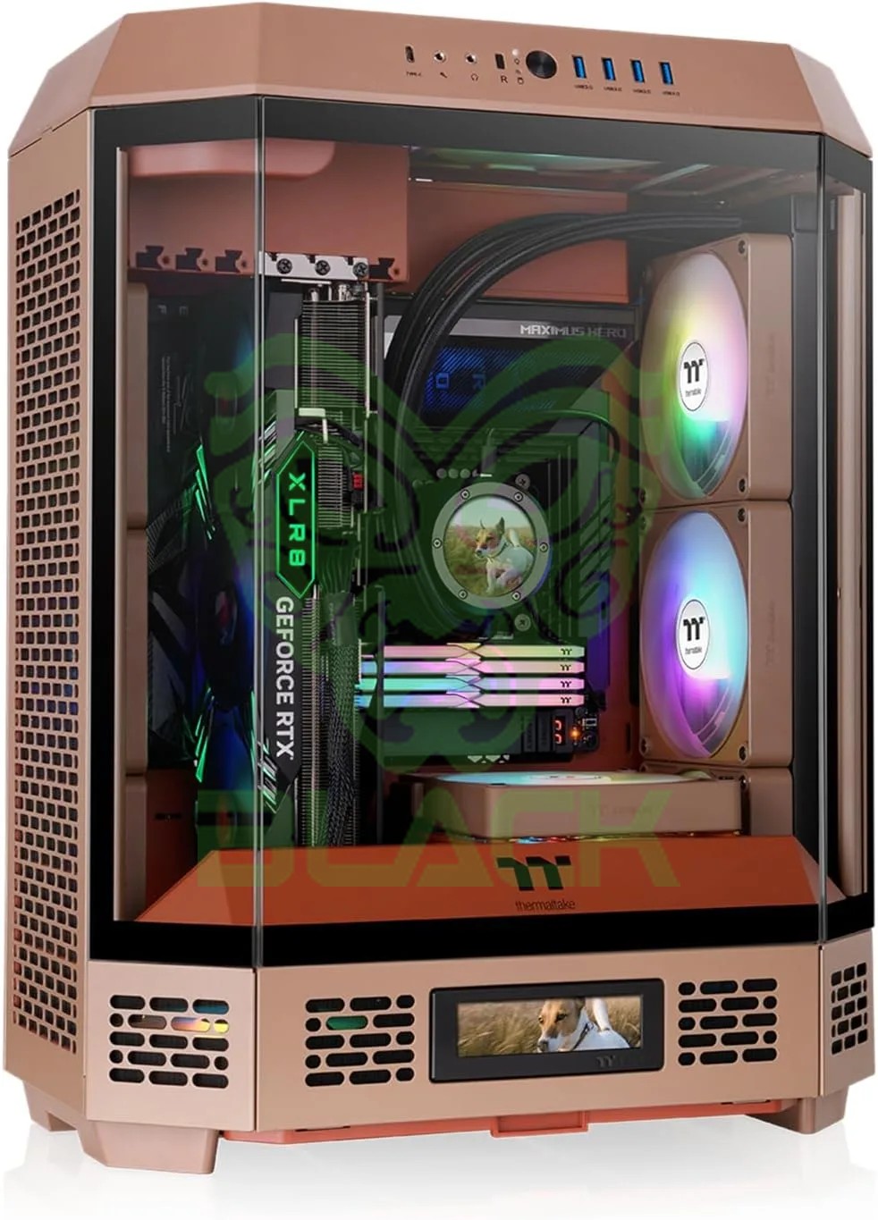 Gabinete C/Fuente Thermaltake Tower 600 + 1200w 80 Plus Gold