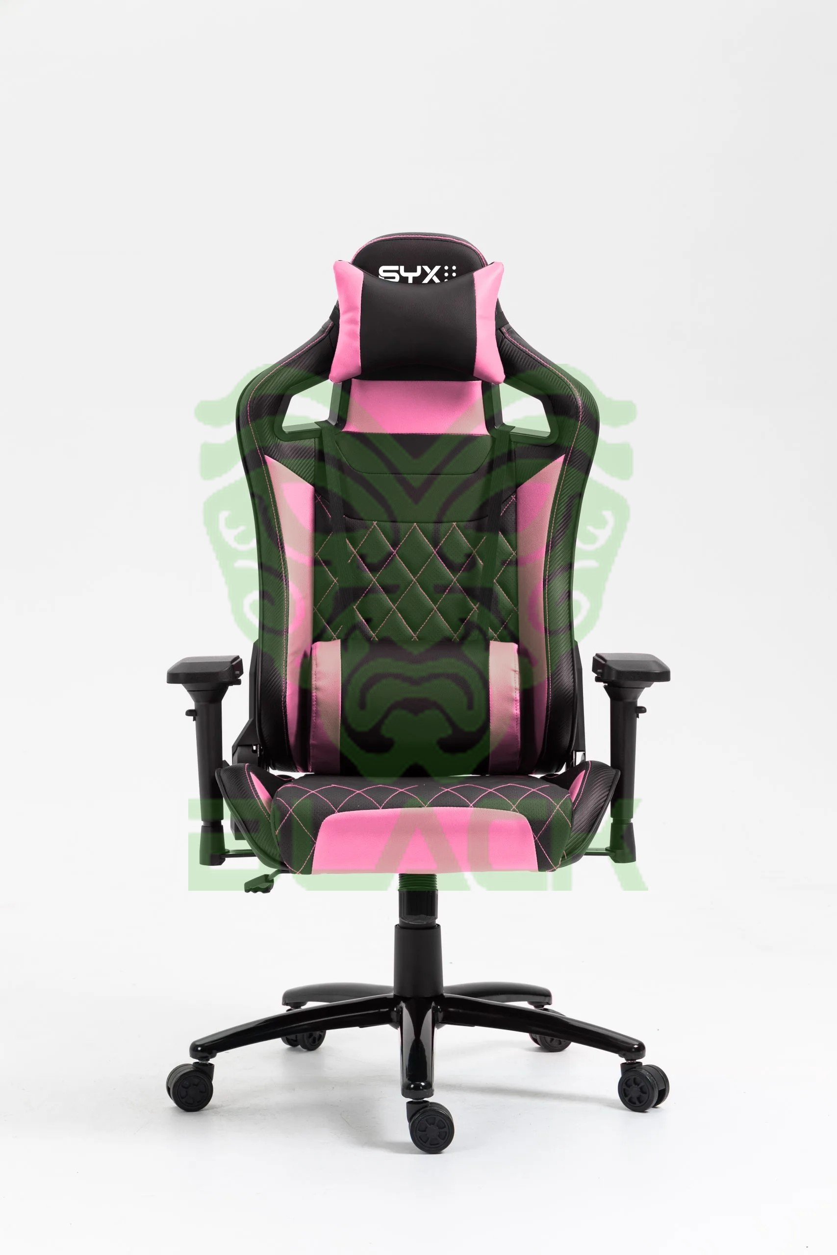 Silla Gamer Syx CH-451 Pk Rosa Negro