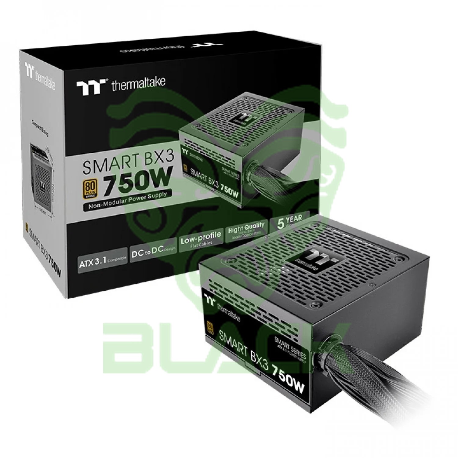 Gabinete C/Fuente Thermaltake S200 + Bx3 750w 80 Plus Bronze