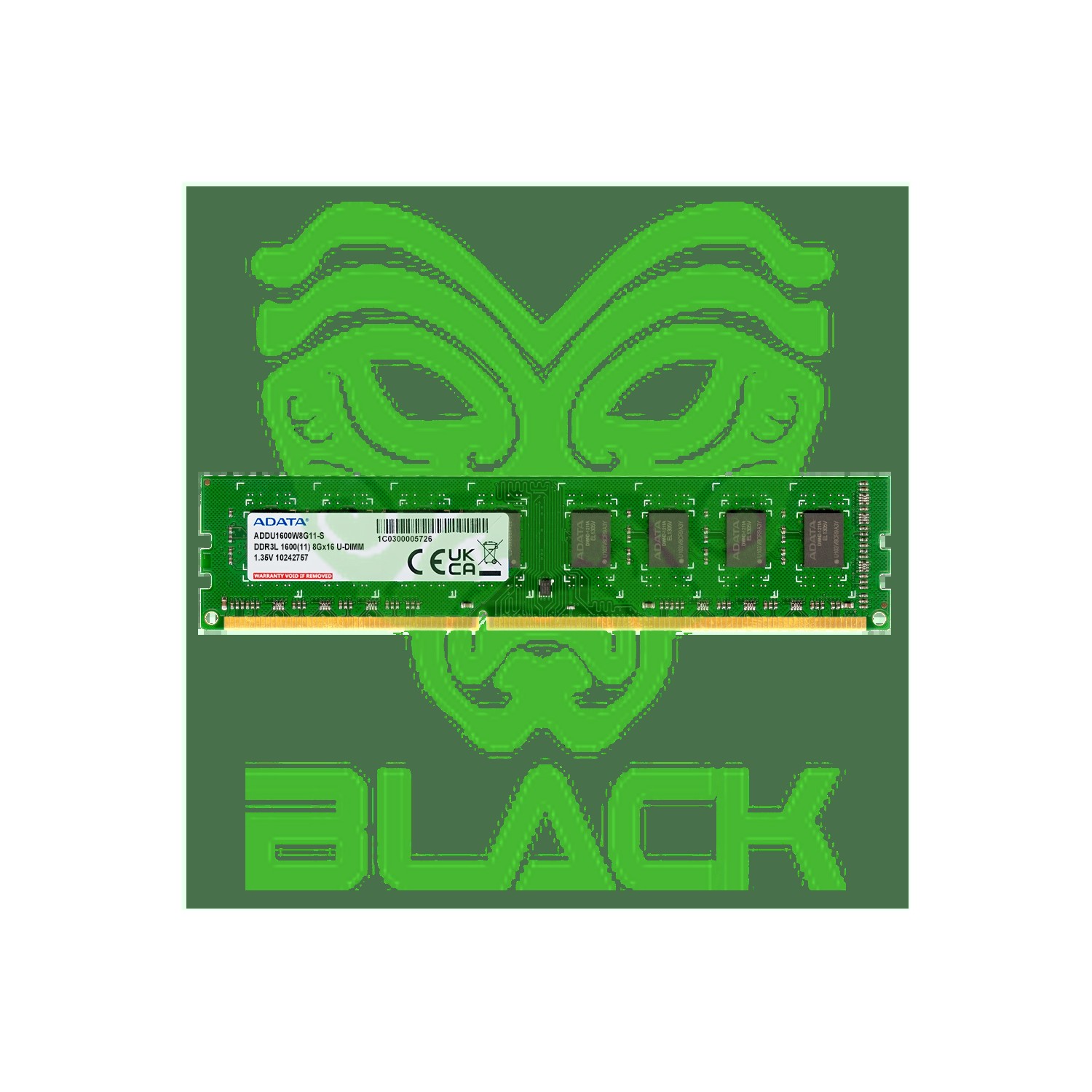Memoria RAM UDIMM Adata 8GB Ddr3l 1600MHz Cl11 1.3
