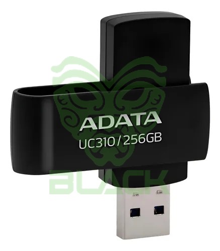 Pendrive 256GB Adata Uc310 USB 3.2 Gen1 Black