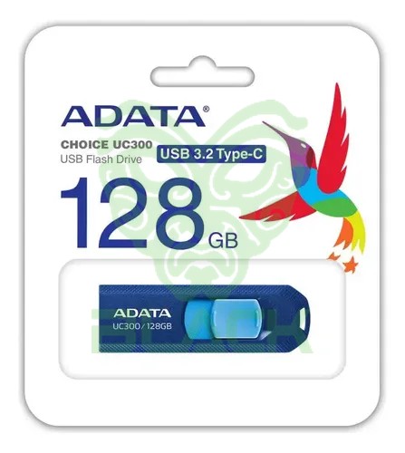 Pendrive 128GB Adata Uc300 USB Tipo C 3.2 Gen1