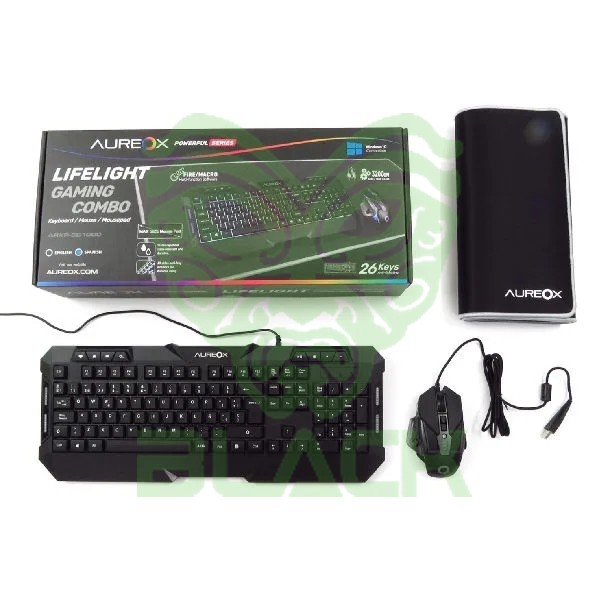 Aureox Combo Gamer Lifelight (mouse + Teclado + Mousepad)