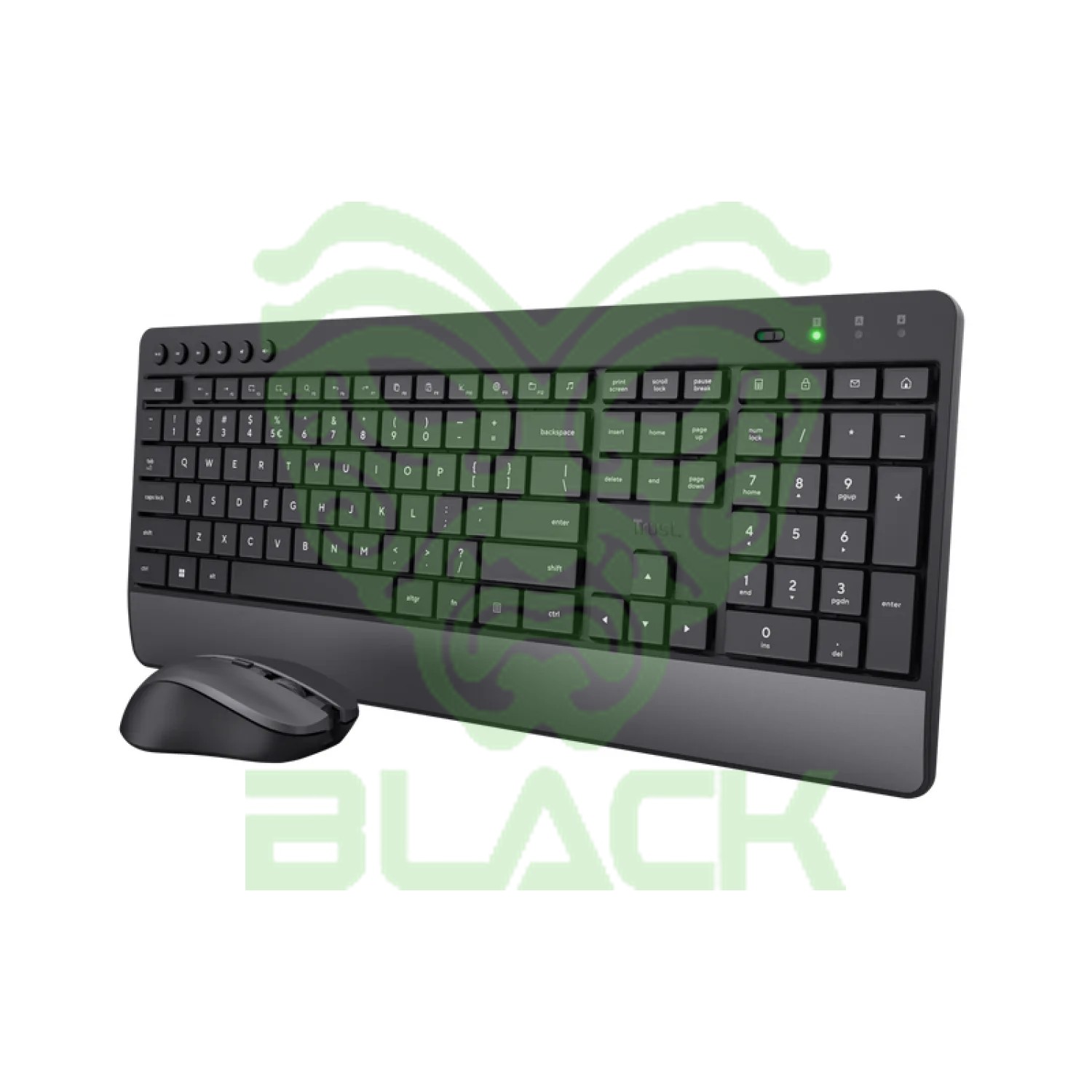 Combo Teclado Y Mouse Trust Trezo Wireless Eco Es